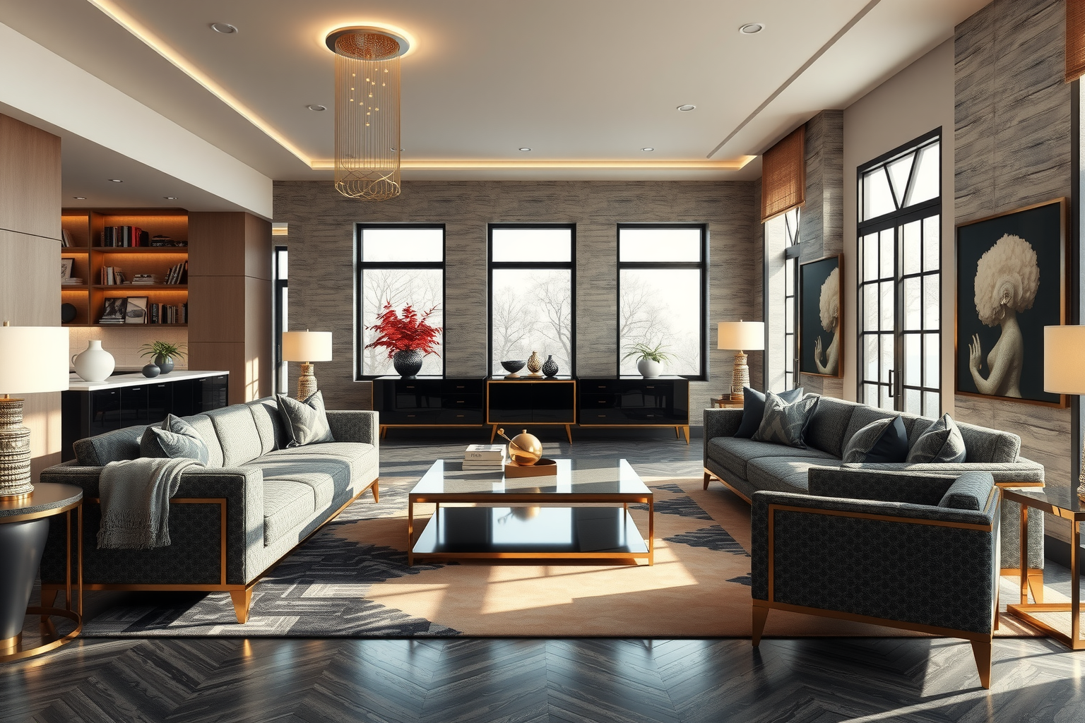 Art Deco Furniture Transforms Modern Living Spaces