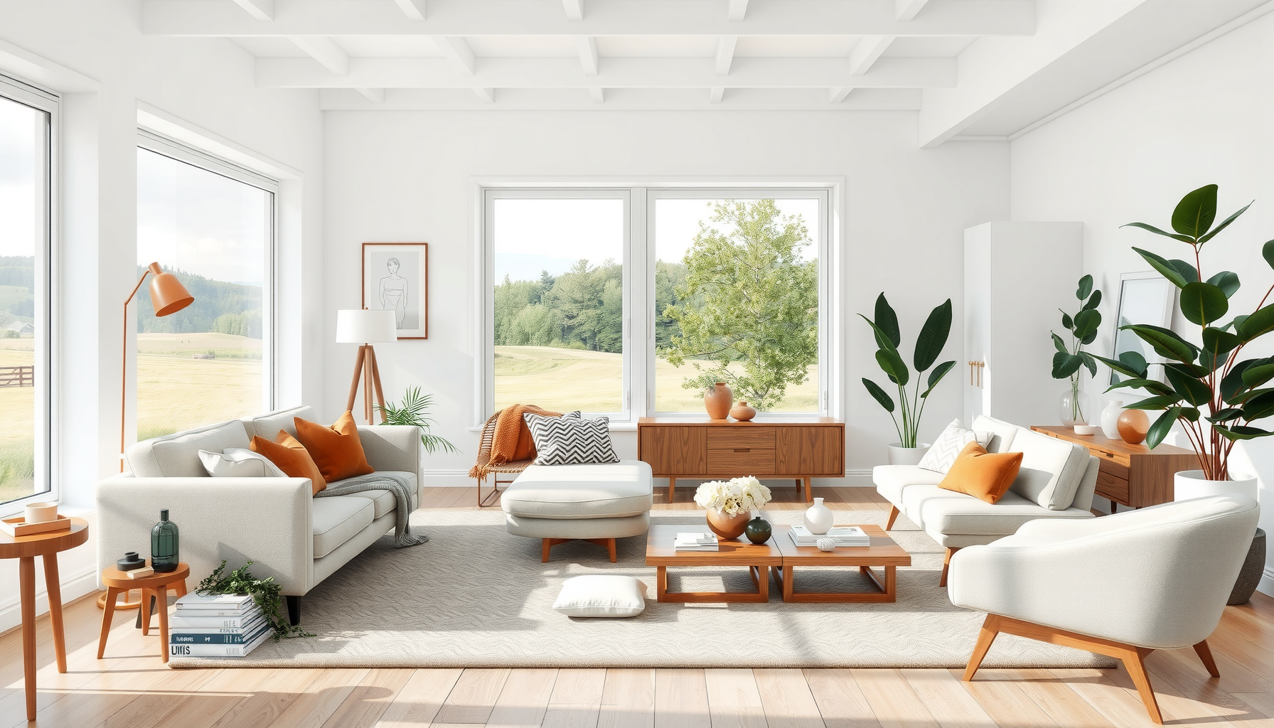 Scandinavian Furniture Enhances Modern Living Spaces