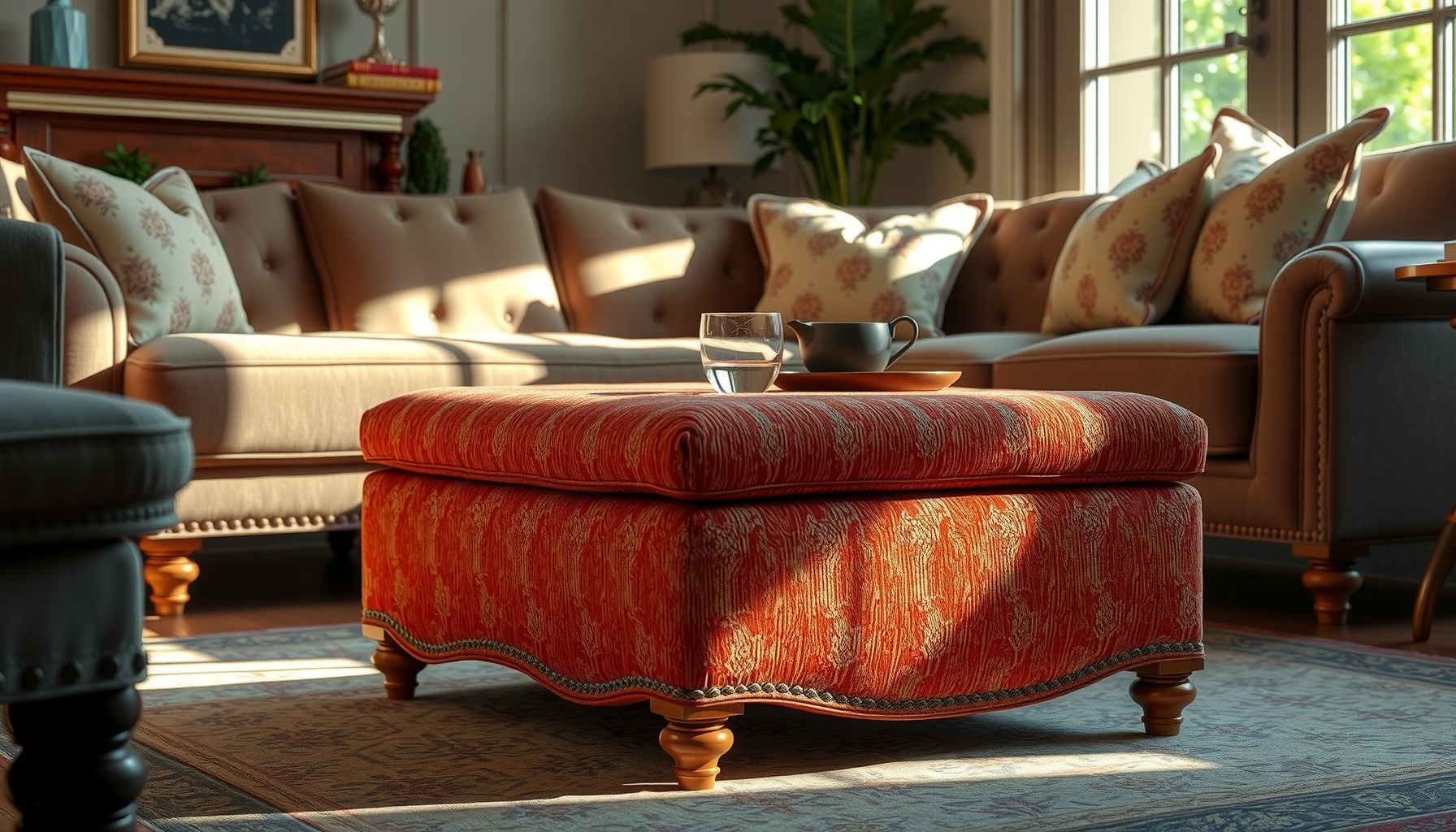 Footstools Enhance Your Space With Style And Comfort