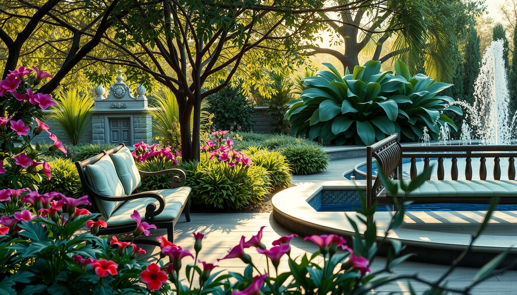 Benches Transform Outdoor Spaces Into Relaxing Retreats