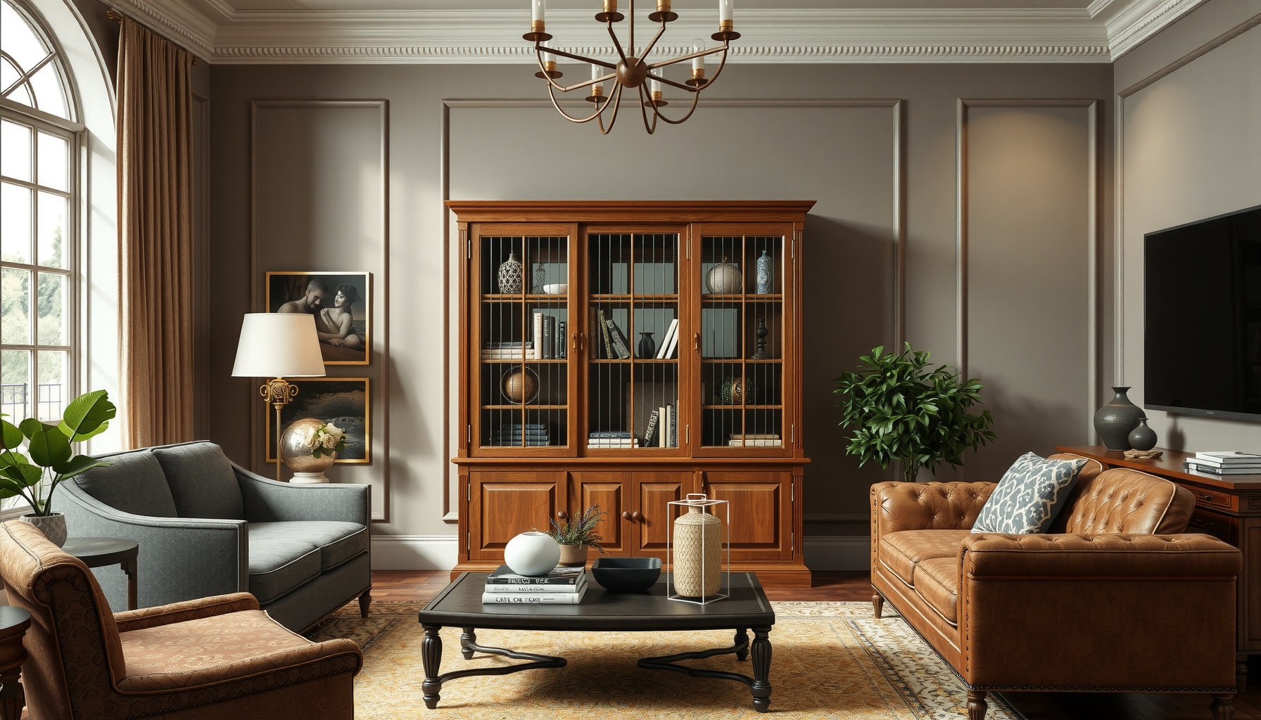 Wholesale Caged Pine Cabinet Enhances Your Space Elegantly