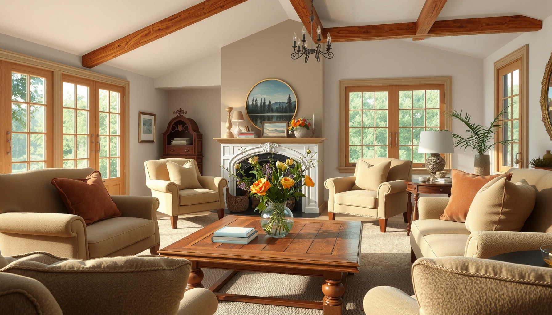 Country Furniture Creates Timeless Home Elegance