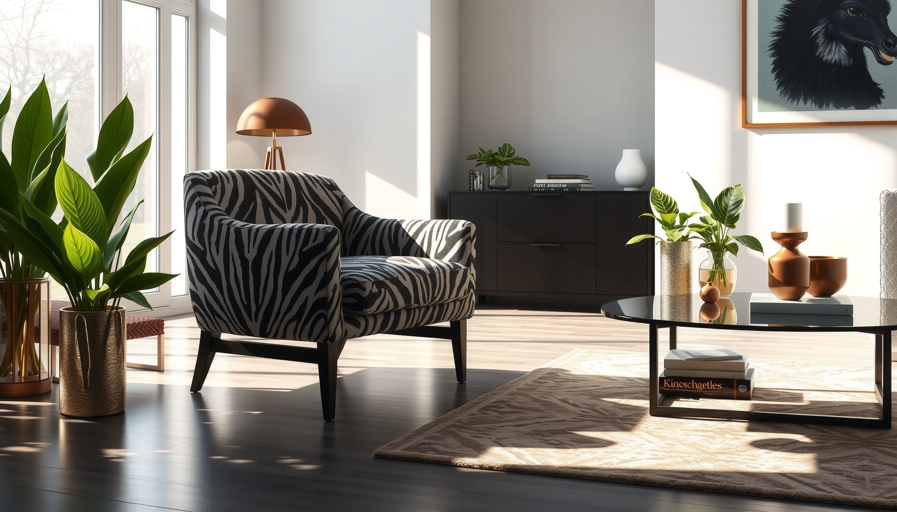 Wholesale Zebra Print Chair Adds Style To Any Space