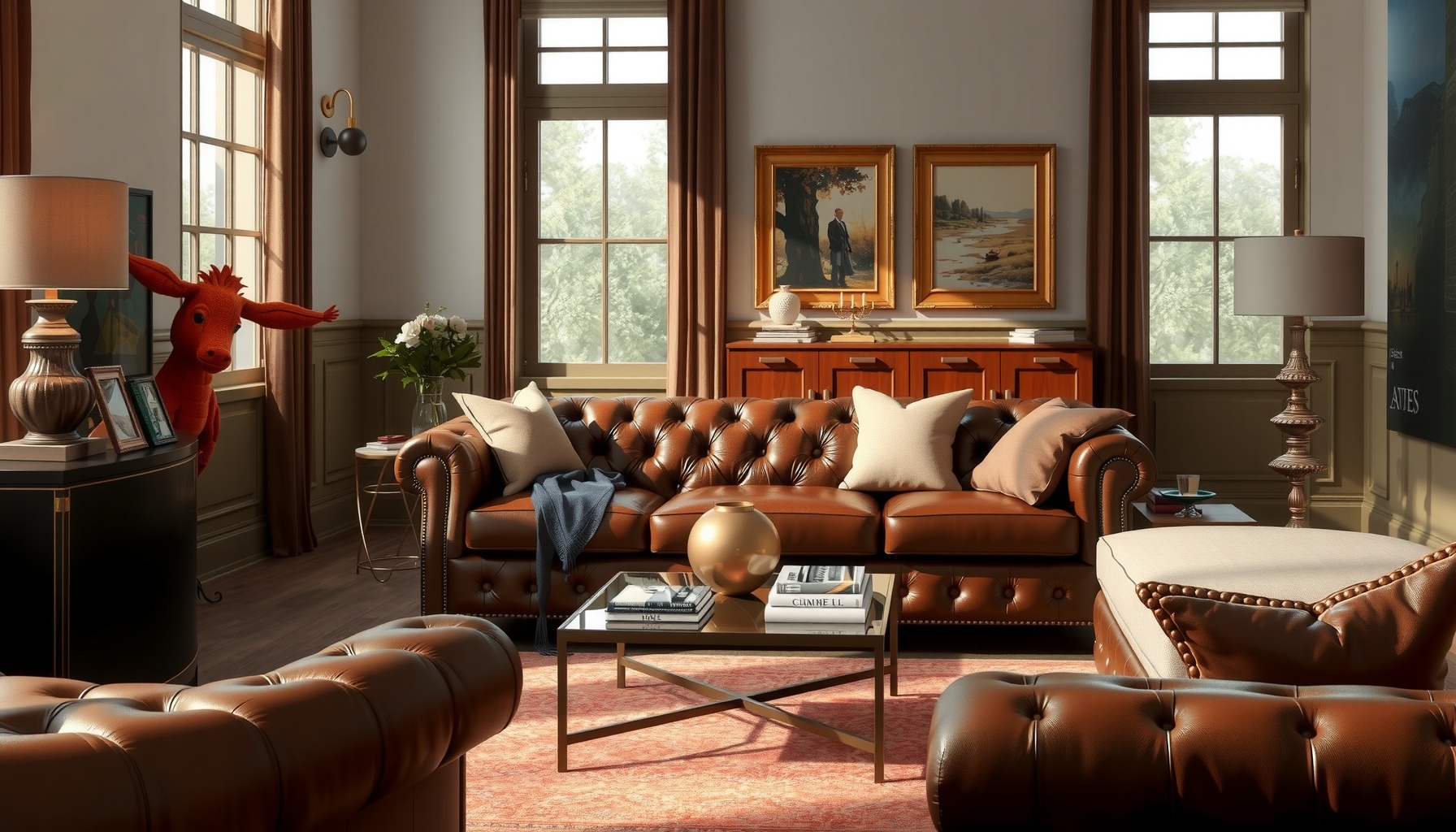 Wholesale Chesterfield Sofa Enhances Any Living Space