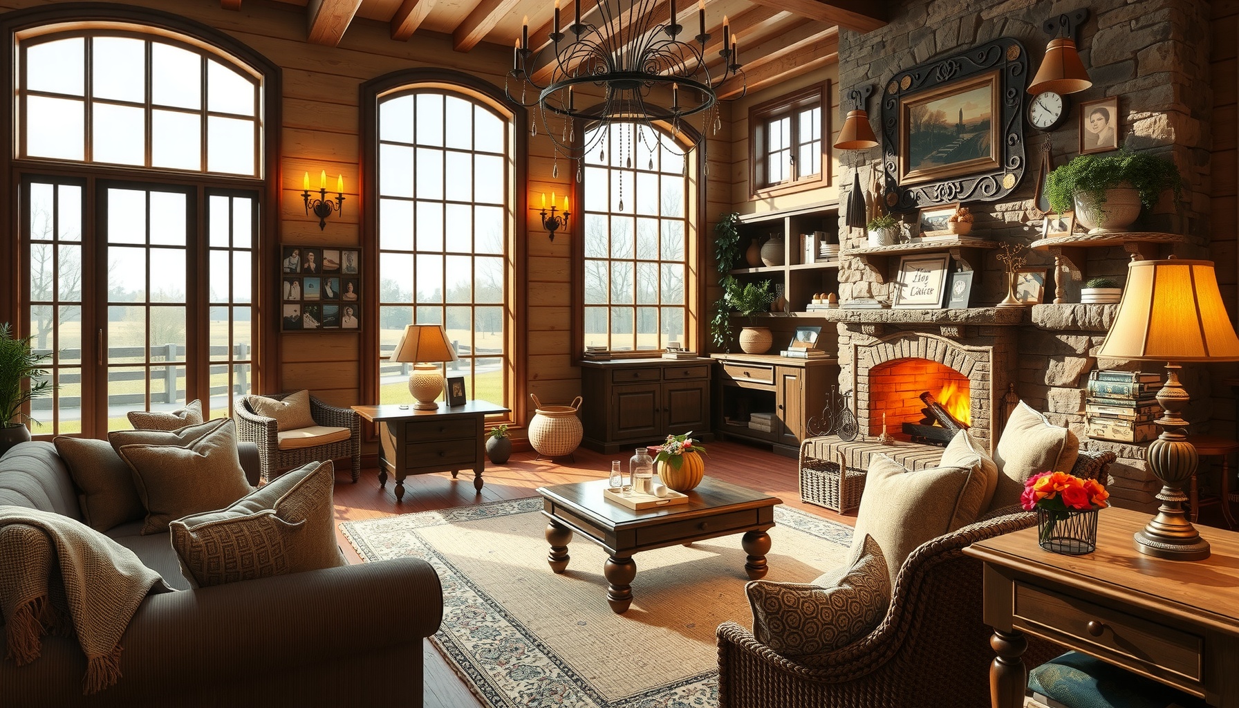 Country Furniture Transforms Your Living Space Elegantly