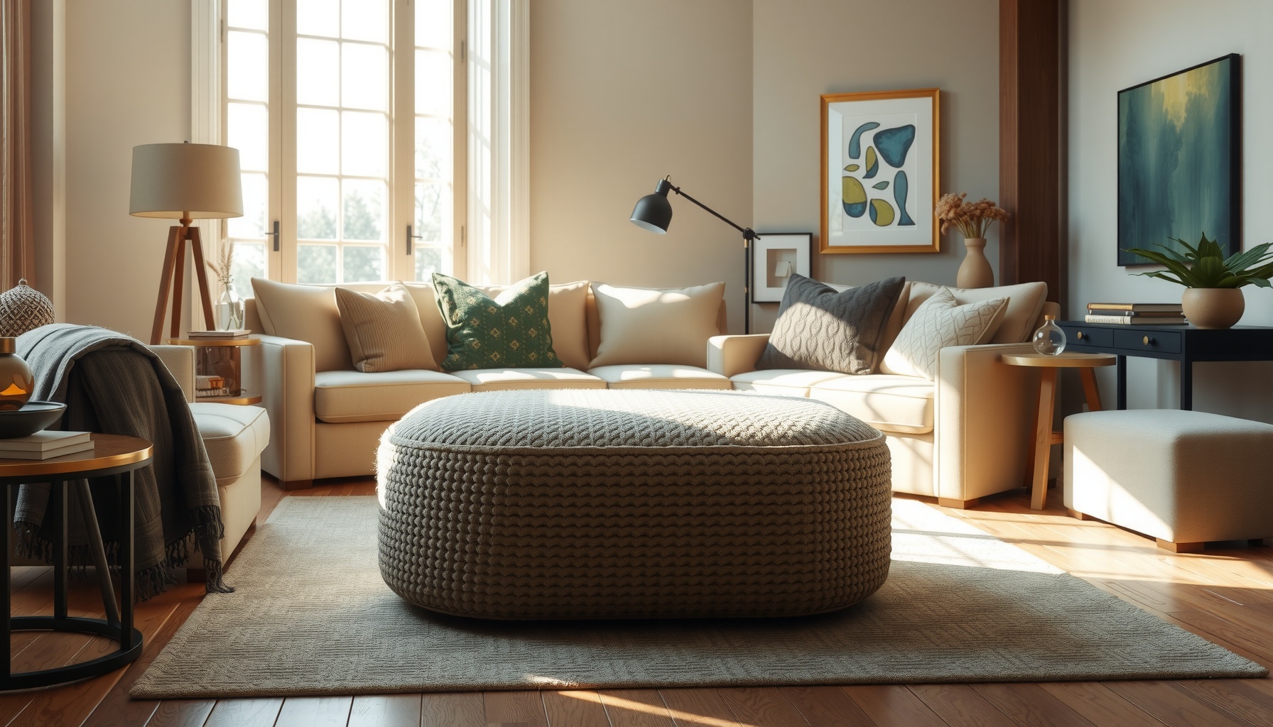 Wholesale Boucle Footstool Elevates Your Home Style
