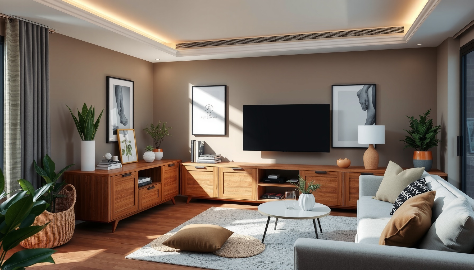 Wholesale Chestnut Media Unit Elevates Your Living Space