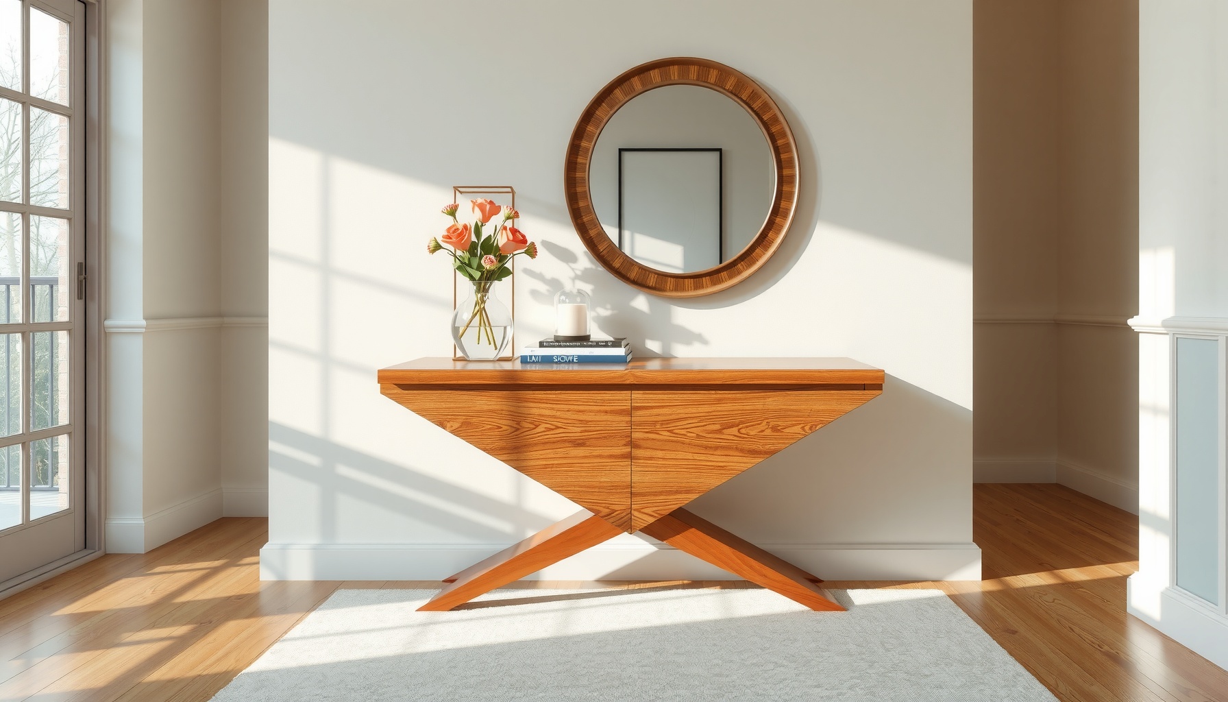 Wholesale Triangular Console Table Elevates Home Decor