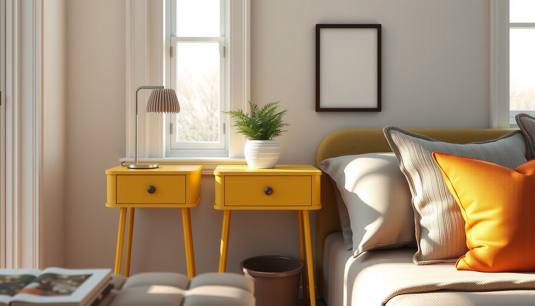 Wholesale Yellow Bedside Table Trends For Modern Homes