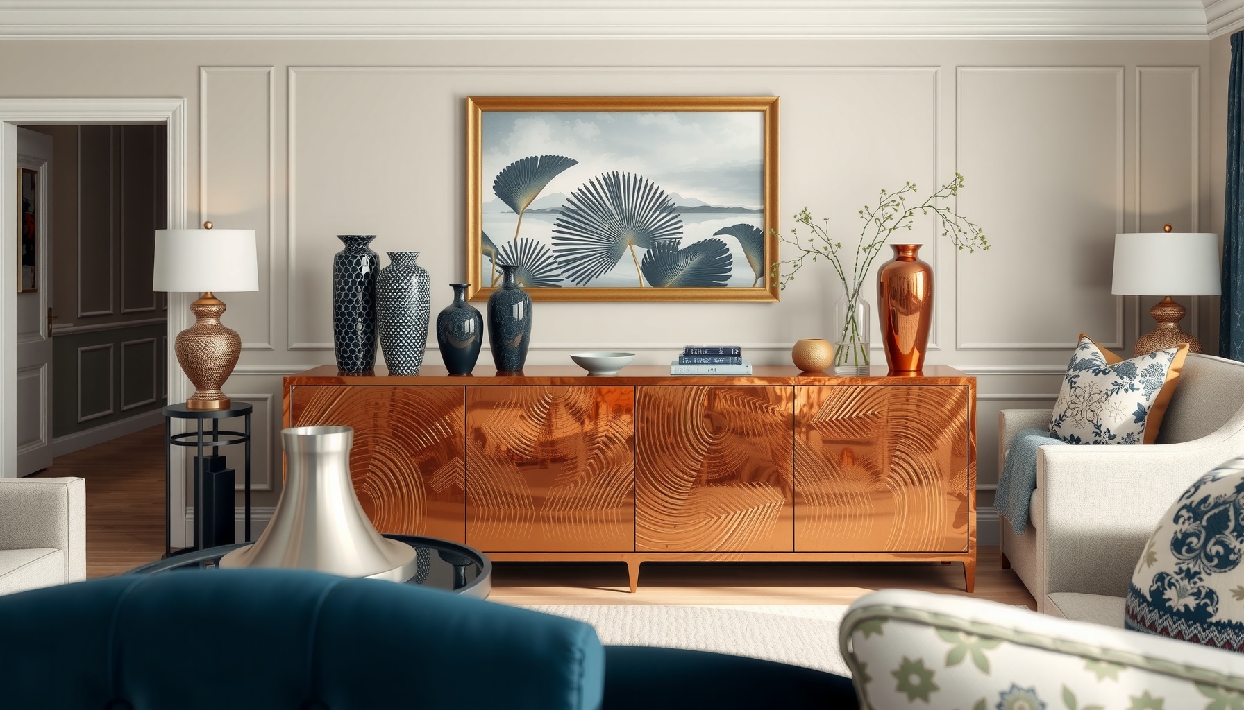 Wholesale Copper Sideboard Enhances Your Home Decor