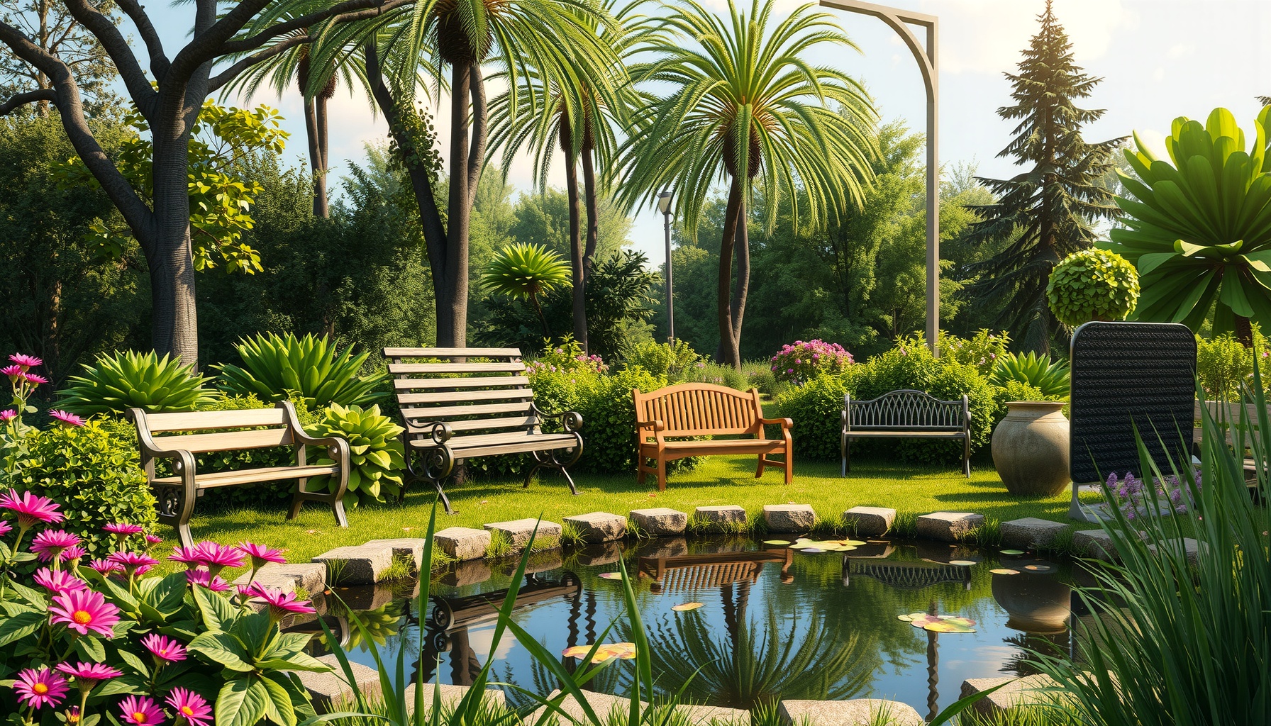 Benches Transform Outdoor Spaces Into Relaxation Areas