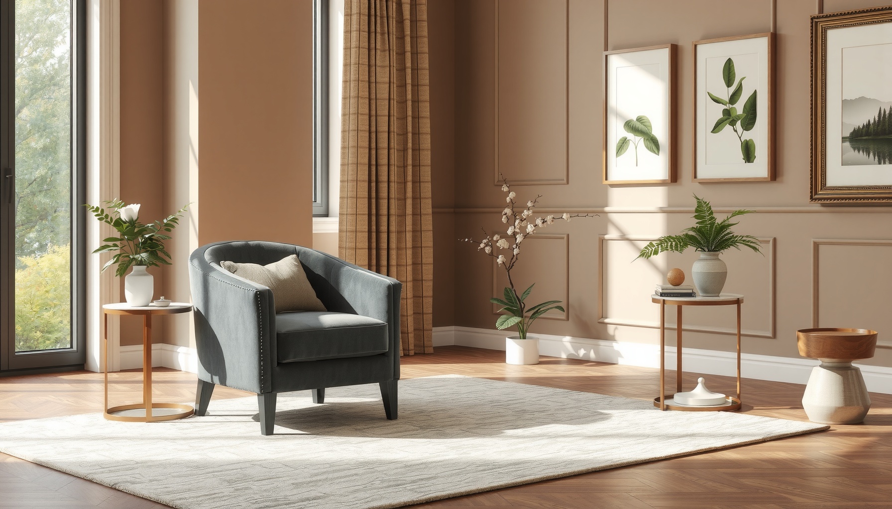 Wholesale Grey Velvet Accent Chair Transforms Your Space