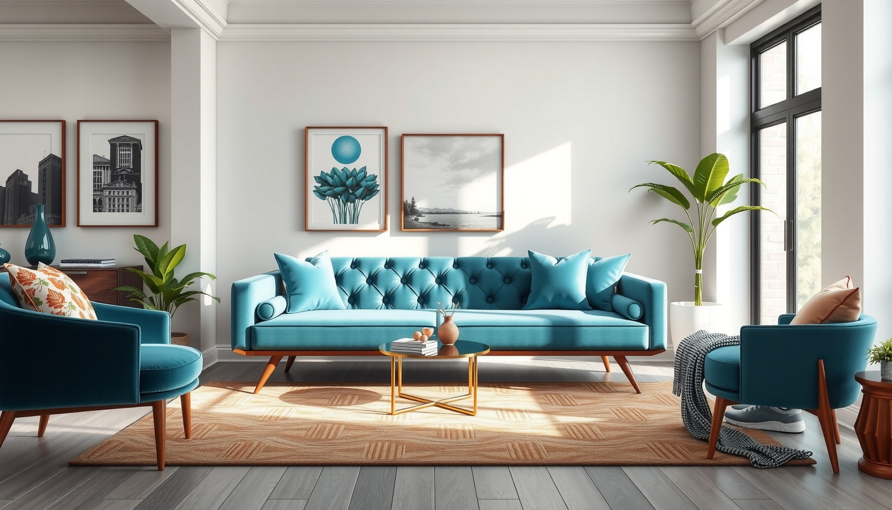 Wholesale Aqua Velvet Bench Elevates Modern Home Decor