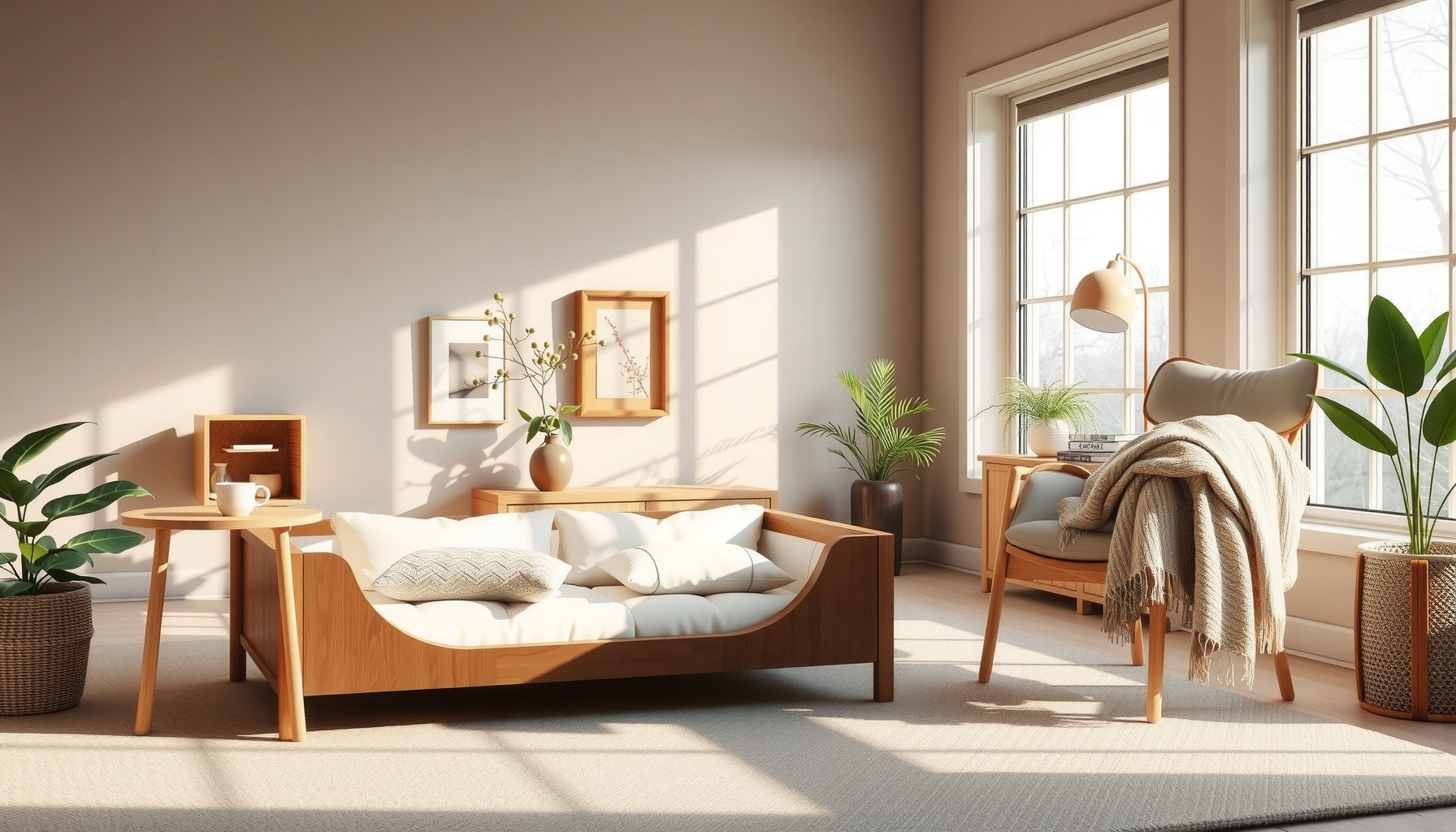 Nordic Style Pet Bed Blends Comfort With Elegance
