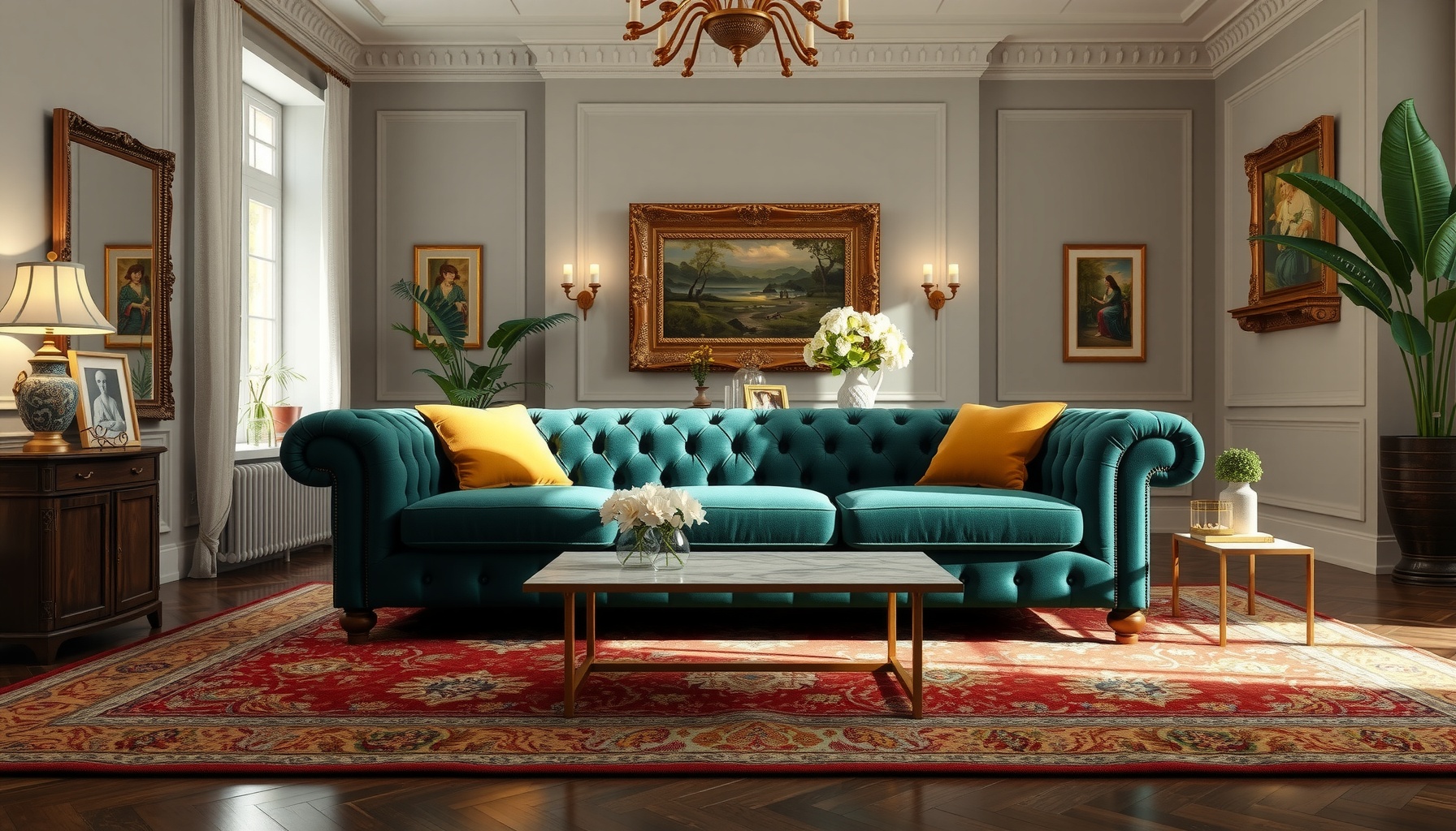 Wholesale Chesterfield Sofa Adds Timeless Elegance