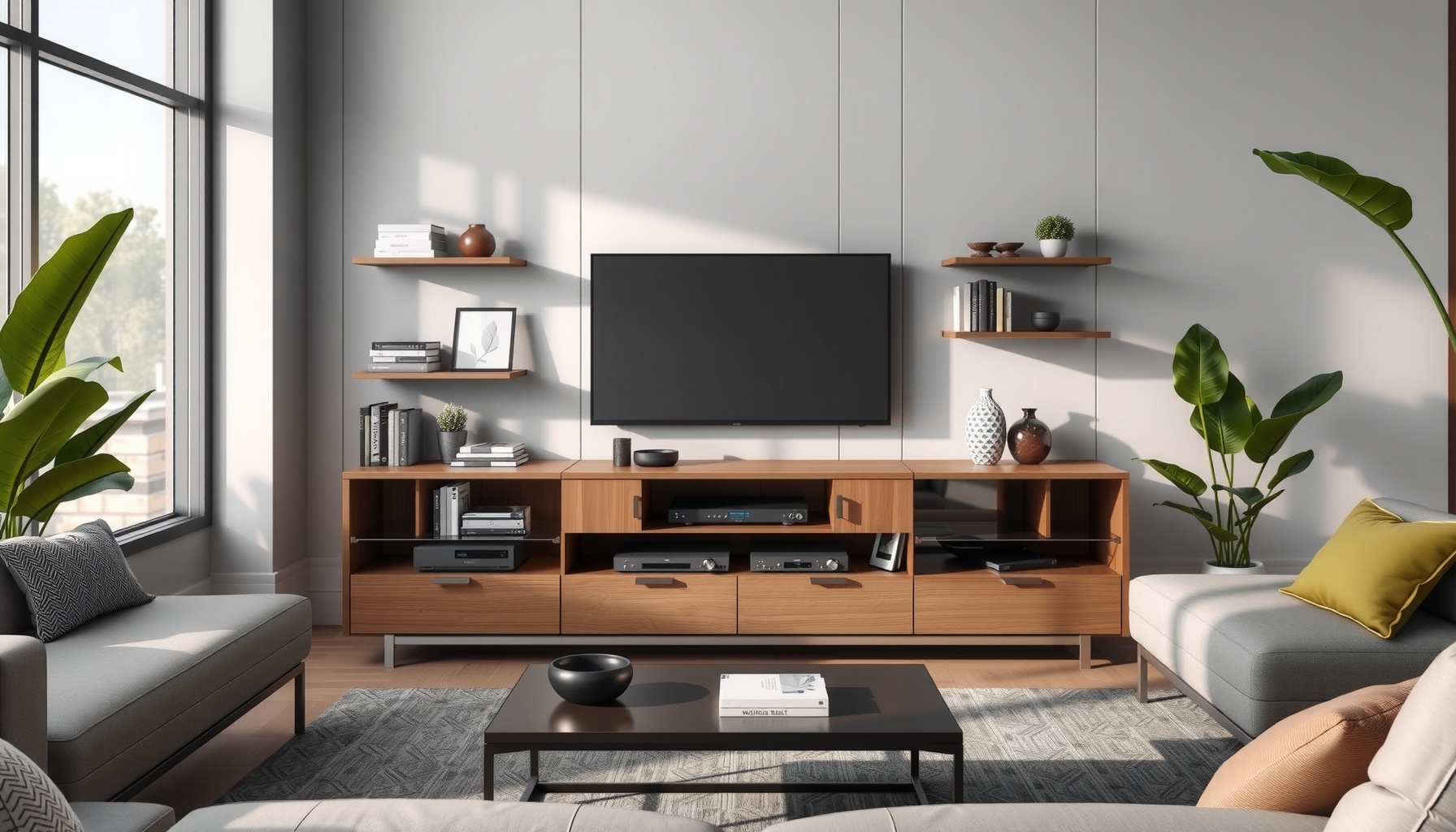 Wholesale Harmony Media Unit Elevates Your Living Space