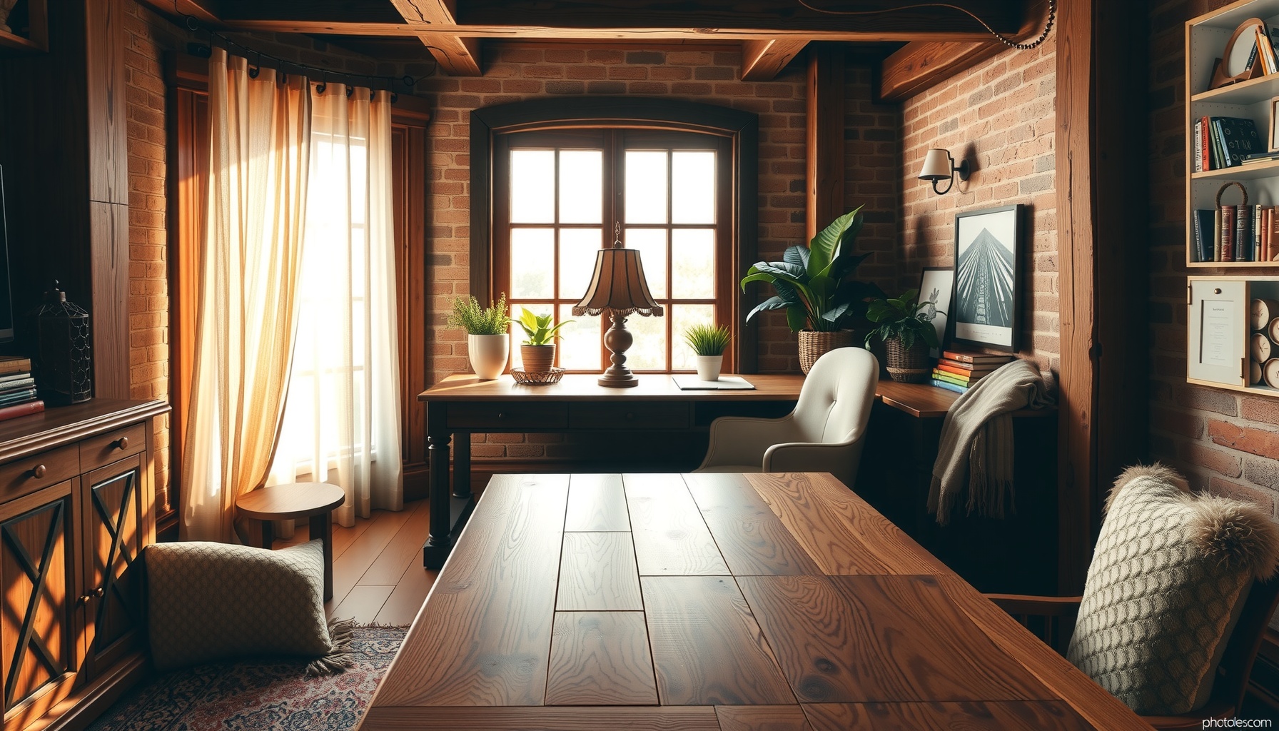 Wholesale Rustic Home Office Furniture Enhances Productivity