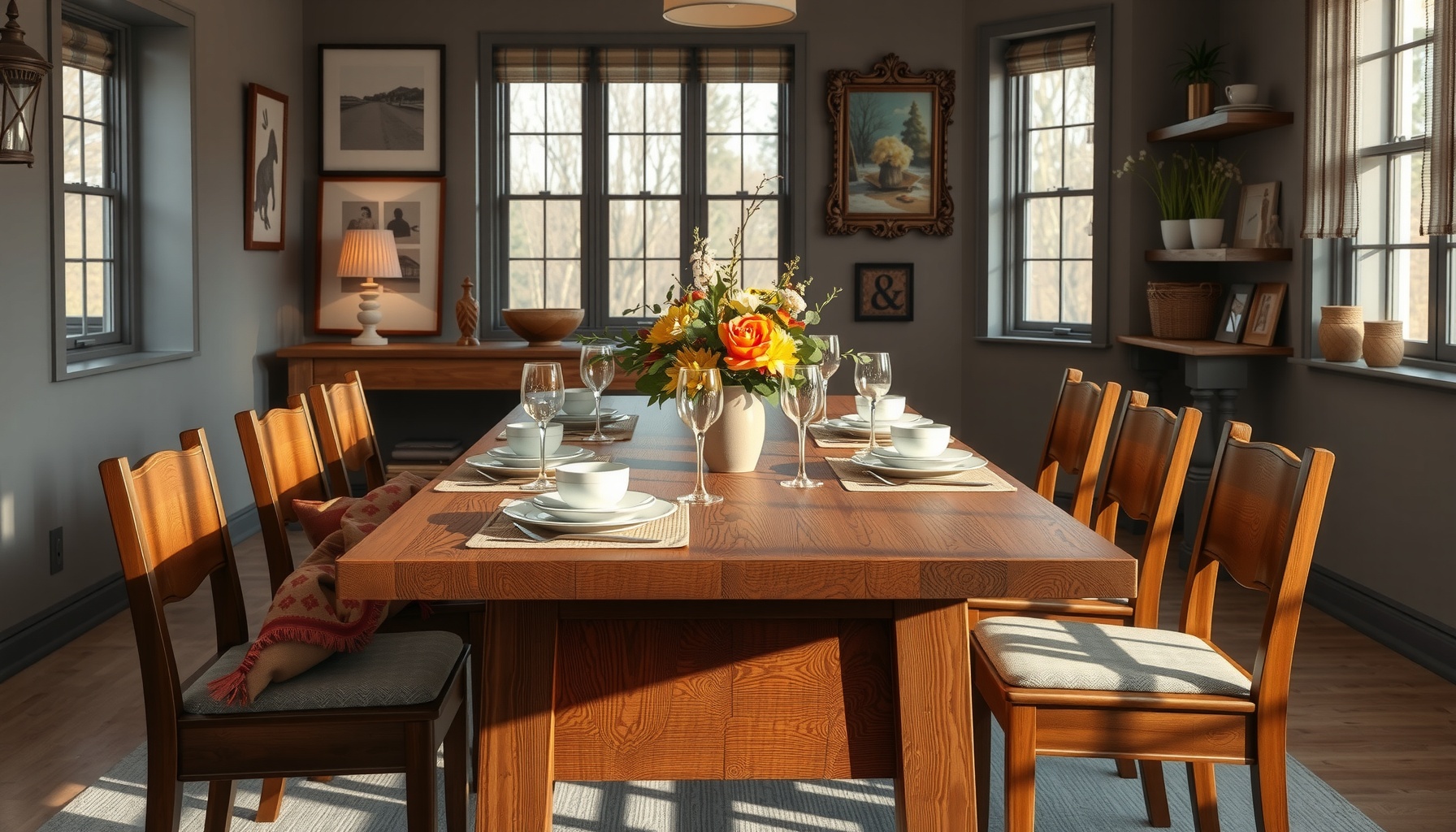 Rustic Oak Dining Table Ideas For Your Cozy Home Rustic Oak Dining Table Ideas For Your Cozy Home